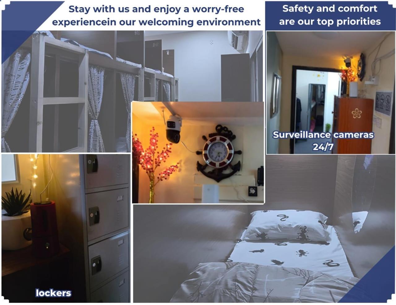 Bed and Breakfast Alharaki Capsule à Dubaï Extérieur photo