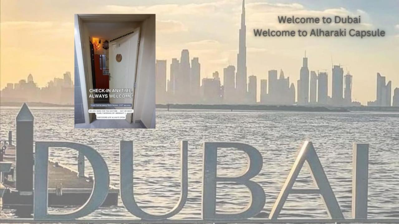 Bed and Breakfast Alharaki Capsule à Dubaï Extérieur photo